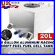 NEW 5 Gallon 20L Aluminum Fuel Cell Tank Racing Drift With Cap Outside UK