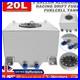 NEW 5 Gallon 20L Aluminum Racing Drift Fuel Cell Tank With Cap Outside