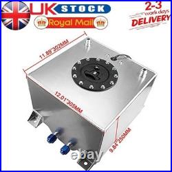 NEW 5 Gallon 20L Aluminum Racing Drift Fuel Cell Tank With Cap Outside AU
