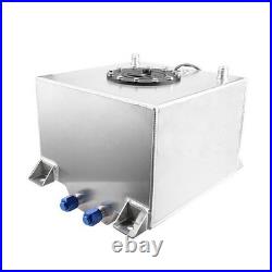 NEW 5 Gallon 20L Aluminum Racing Drift Fuel Cell Tank With Cap Outside UK