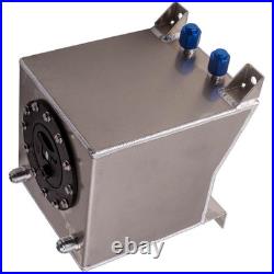 New Polished Aluminum 10L 2.5 Gallon Fuel Cell Tank 8 x 8.25 x 10 Lightweight