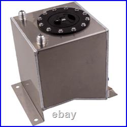 New Polished Aluminum 10L 2.5 Gallon Fuel Cell Tank 8 x 8.25 x 10 Lightweight