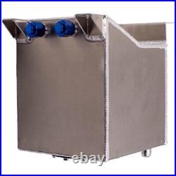 New Polished Aluminum 10L 2.5 Gallon Fuel Cell Tank 8 x 8.25 x 10 Lightweight