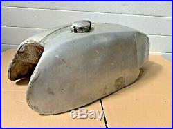 Norton Cafe Racer Aluminium Fuel Petrol Tank & Cap