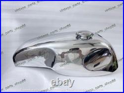 Norton Featherbed Slimline Manx Style Custom Alloy Petrol Fuel Tank + Cap Tap