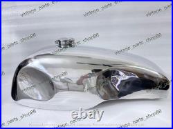 Norton Featherbed Slimline Manx Style Custom Alloy Petrol Fuel Tank + Cap Tap