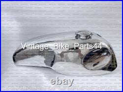 Norton Featherbed Slimline Manx-Style Custom Aluminium Fuel Tank + Petcock