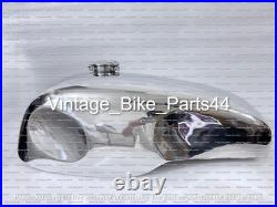 Norton Featherbed Slimline Manx-Style Custom Aluminium Fuel Tank + Petcock