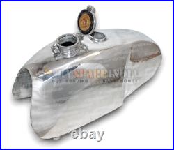 Petrol Fuel Gas Tank + Cap Fits Triumph TR 20 Tiger Cub Trial Pre 1970 Aluminium