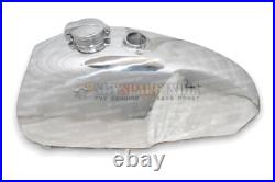 Petrol Fuel Gas Tank + Cap Fits Triumph TR 20 Tiger Cub Trial Pre 1970 Aluminium