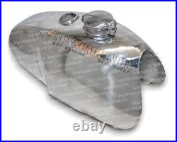 Petrol Fuel Gas Tank + Cap Fits Triumph TR 20 Tiger Cub Trial Pre 1970 Aluminium