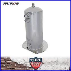Proflow Polished 2.5lt Fuel Surge Tank With -an Fittings Suit Bosch 044 2.5l An