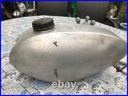 Rare Old OSSA Aluminium Petrol Tank Ossa Mar with Twin Taps and Cap