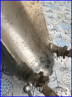 Rare Old OSSA Aluminium Petrol Tank Ossa Mar with Twin Taps and Cap