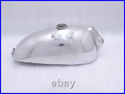 Royal Enfield Bsa Trials 1.5 Gallon Aluminium Fuel Petrol Tank With Monza Cap