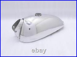 Royal Enfield Bsa Trials 1.5 Gallon Aluminium Fuel Petrol Tank With Monza Cap