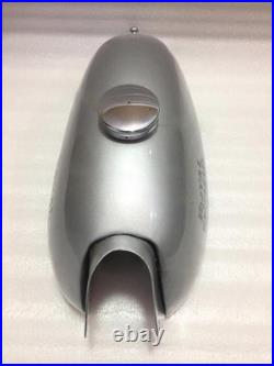 Royal Enfield Trials 1.5 Gallon Silver Painted Aluminium Fuel Tank With Cap Royal Enfield Trials 1.5 Gallon Silver Painted Aluminium Fuel Tank With Cap