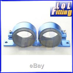 SALES! Billet Aluminum Twin Bosch 044 Fuel Pump Assembly Kit Anodized Blue