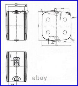 Scania Compatible Fuel Tank Aluminium 4, P, R Series 200 Litre