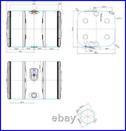 Scania Compatible Fuel Tank Aluminium 4, P, R Series 400 Litre OEM 1544778