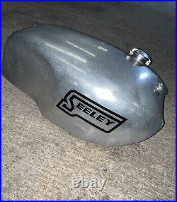 Seeley G50 Matchless vintage fuel tank, Mk2, Unused With Monza Style Cap and Tap