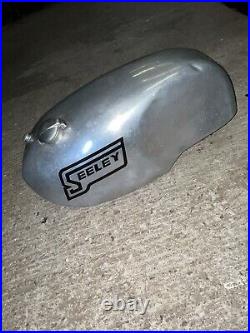 Seeley G50 Matchless vintage fuel tank, Mk2, Unused With Monza Style Cap and Tap