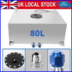 Silver 20 Gallon / 80L Drifting Fuel Cell Tank with Sender Coated Aluminum Silver 20 Gallon / 80L Drifting Fuel Cell Tank with Sender Coated Aluminum