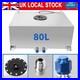 Silver 20 Gallon / 80L Drifting Fuel Cell Tank with Sender Coated Aluminum