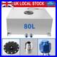 Silver 20 Gallon / 80L Drifting Fuel Cell Tank with Sender Coated Aluminum