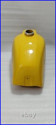 Suzuki PE175,250,400 Aluminium Yellow Painted Fuel Tank 1978-1984