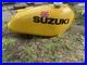 Suzuki PE250 Vintage Alloy Aluminium Fuel Tank Yellow PE Enduro Classic MX