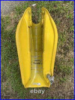Suzuki PE250 Vintage Alloy Aluminium Fuel Tank Yellow PE Enduro Classic MX