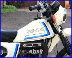 Suzuki TS50ER TS100ER TS185ER White Painted Aluminium Alloy Petrol Fuel Tank