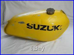 Suzuki used, RM100, RM125, 1976-77, Fuel / Gas Tank, Aluminum, (RG)