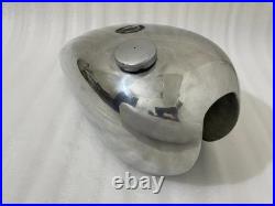 TRIUMPH T140 POLISH ALUMINIUM OIF PETROL TANK WITHOUT BADGES HOLES Fit For TRIUMPH T140 POLISH ALUMINIUM OIF PETROL TANK WITHOUT BADGES HOLES Fit For