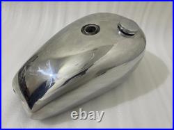 TRIUMPH T140 POLISH ALUMINIUM OIF PETROL TANK WITHOUT BADGES HOLES Fit For