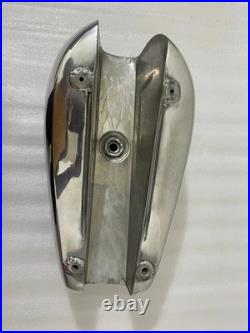 TRIUMPH T140 POLISH ALUMINIUM OIF PETROL TANK WITHOUT BADGES HOLES Fit For