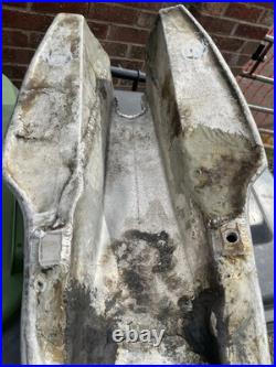 Triton Norton Cafe Racer Original Alloy Aluminium Petrol Tank Used As Shown