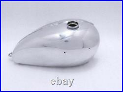 Triumph T120 Aluminum Alloy Polished Gas Petrol Fuel Tank With Cap