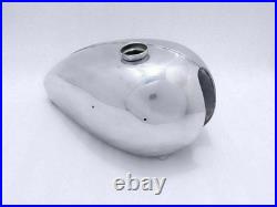 Triumph T120 Aluminum Alloy Polished Gas Petrol Fuel Tank with Cap