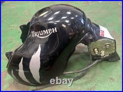 Triumph Tiger 955i Fuel Tank Petrol Gas 01-06 no Bubbles Wi Fuel Pumps Nice Con