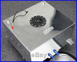 Universal 15 Gallon Polished Aluminum Fuel Tank Cell Pfd-2150ap Or Pce130.1004