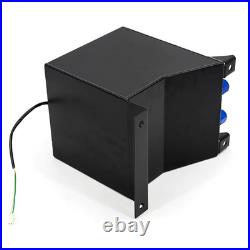 Universal 2.5Gallon 10L Aluminium Surge Tank Mirror Polish Fuel Cell Foam inside