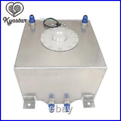 Universal 20L 5Gallon Aluminum Lightweight Fuel Cell Tank with Sensor Cap & Foam