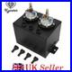 Universal 3L Black Dual Billet Fuel Surge Tank + 2 Pcs External 044 Fuel Pumps