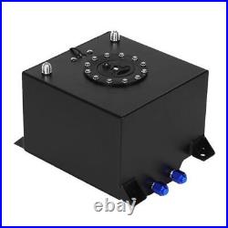 Universal 5 Gallon Black Aluminum Fuel Cell Gas Tank for Car Practical Auto