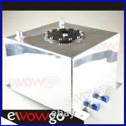 Universal Mirror Polished Lightweight Aluminum 20L / 5 Gallon Fuel Cell Tank
