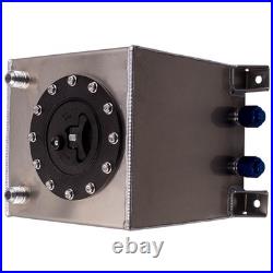 Universal Polished Lightweight Aluminum 10L / 2.5 Gallon Fuel Cell Tank