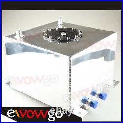 Universal Polished Lightweight Aluminum 20L / 5 Gallon Fuel Cell Tank