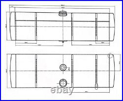 Universal Truck Fuel Tank Aluminium 270 Litre